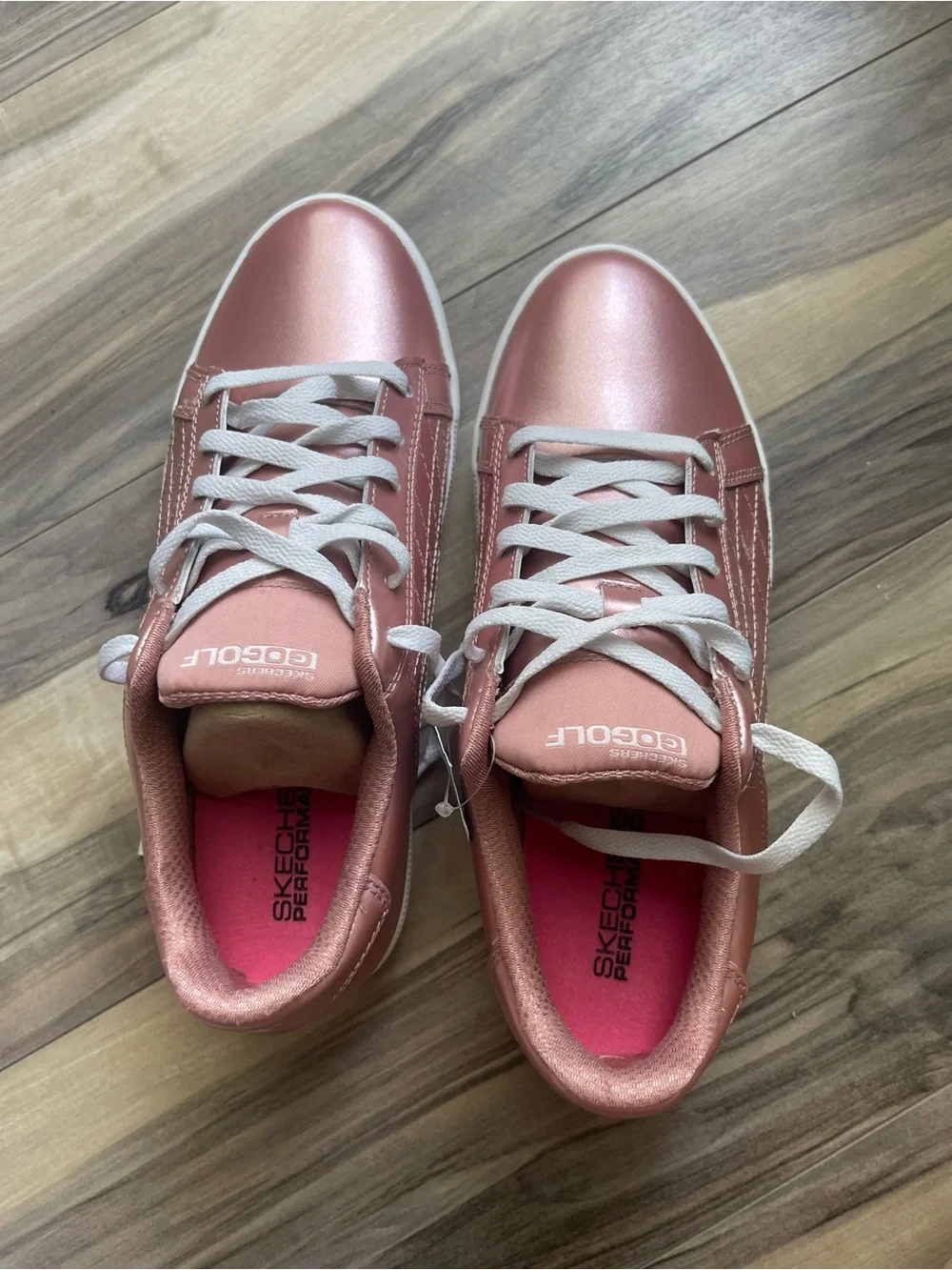 Skechers Womens Go Golf Drive Shine Golf Shoes - Rose Gold